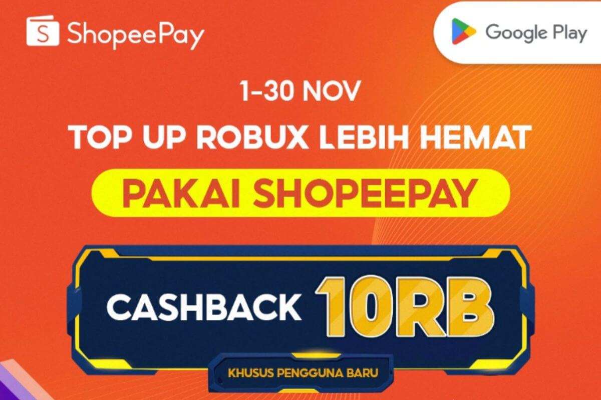 Top Up Roblox di Shopee