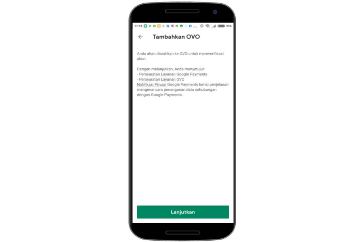 Bayar pakai OVO di Google Play